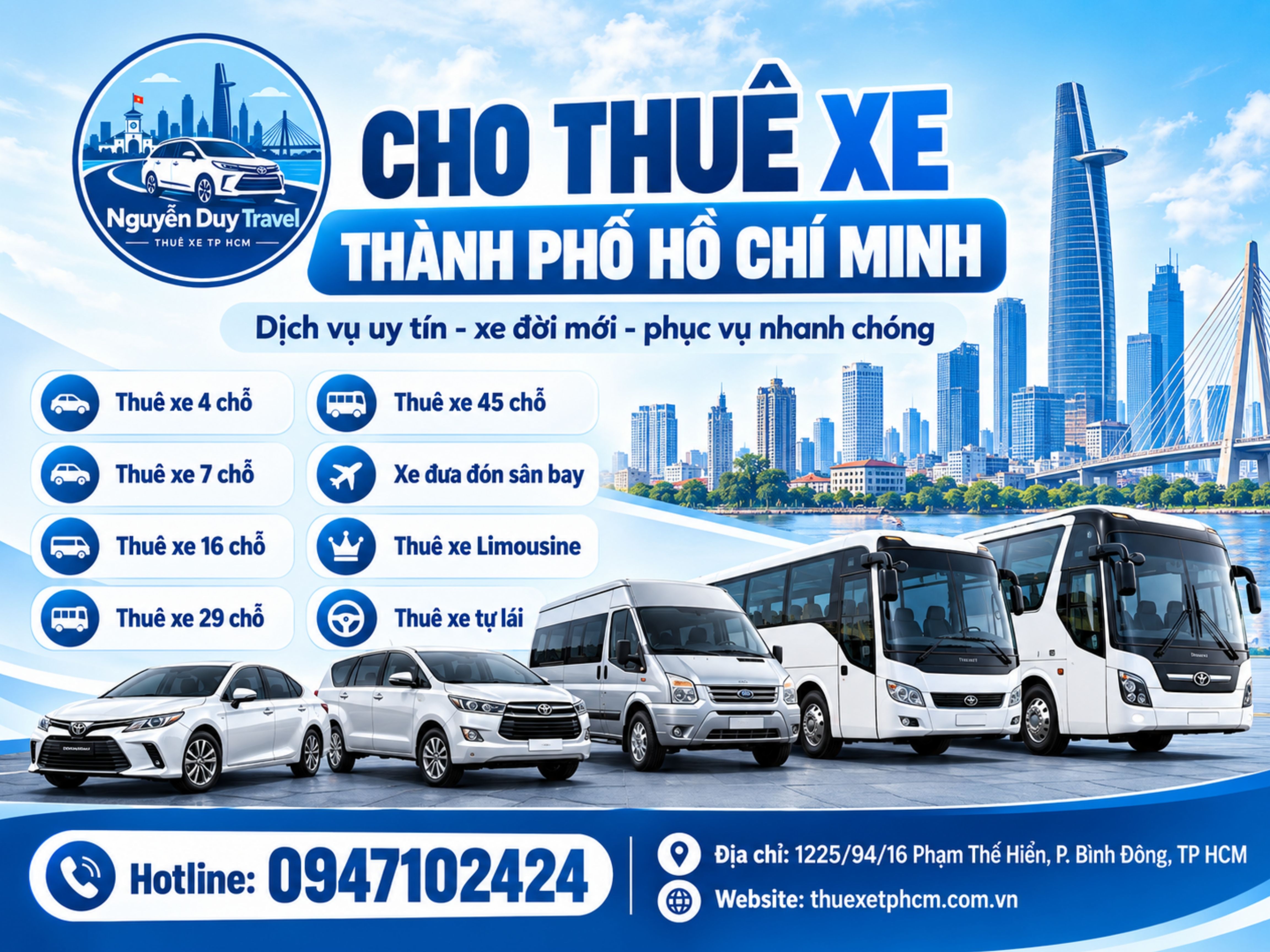 Giới Thiệu Thuê Xe An Giang – Nguyễn Duy Travel | Thuê Xe An Giang Nguyễn Duy Travel